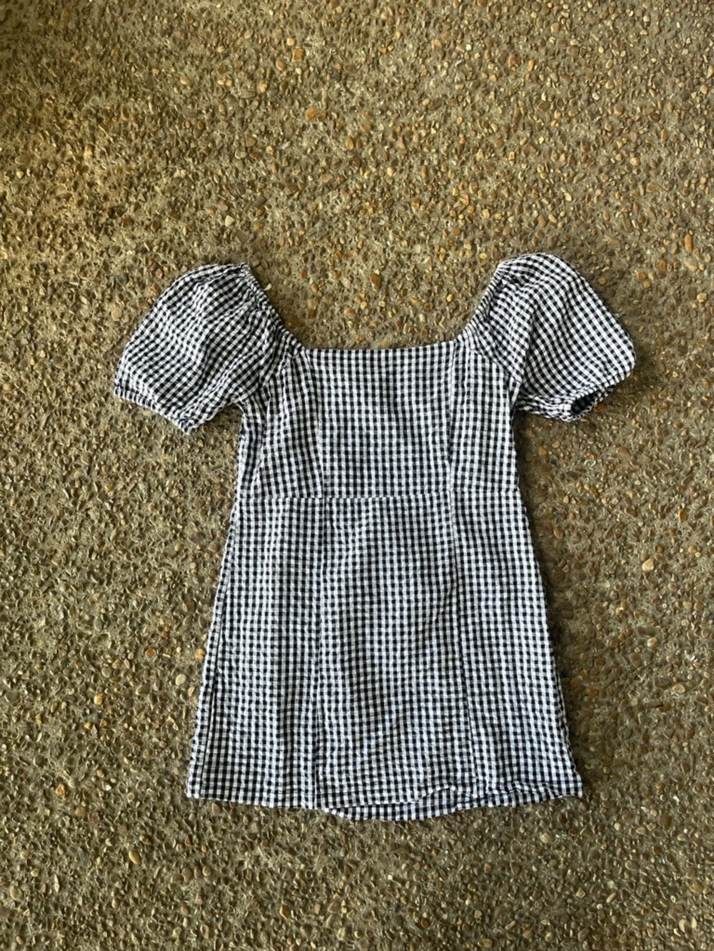 cotton on gingham midi dress size m